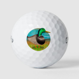 Mallard Duck Golfball