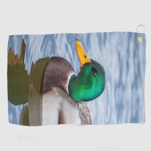 Mallard Duck Golfhandtuch (Horizontal)