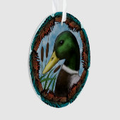 Mallard Duck Head Ornament (Vorderseite)