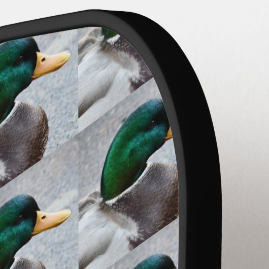 Mallard Duck Head Pattern Pickleball Schläger (Linke Seite)