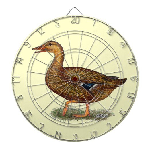 Mallard Duck Hen Dartscheibe (vorne)