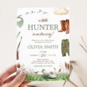 Mallard Duck Hunting Baby Show Einladung