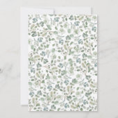 Mallard Duck Hunting Baby Show Einladung (Rückseite)