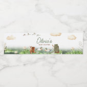 Mallard Duck Hunting Baby Show Wasserflaschenetikett (Einzelnes Label)