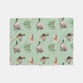 Mallard Duck Hunting Blanket Fleecedecke (Vorderseite (Horizontal))