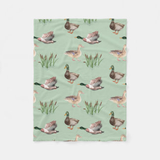 Mallard Duck Hunting Blanket Fleecedecke