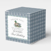 Mallard Duck Hunting Boy Birthday Favor Boxes Geschenkschachtel (Vorderseite)