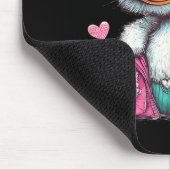 Mallard Duck Hunting Funny Valentine's Day Heart G Mousepad (Ecke)