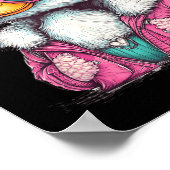 Mallard Duck Hunting Funny Valentine's Day Heart G Poster (Ecke)