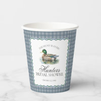 Mallard Duck Hunting Gingham Brautparty