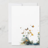 Mallard Duck Hunting Hunter Clothes Baby Shower Einladung (Rückseite)