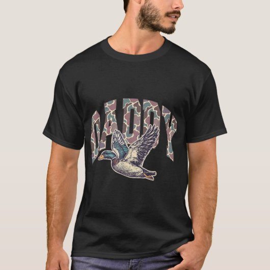 Mallard Duck Hunting Vater T-Shirt (Vorderseite)