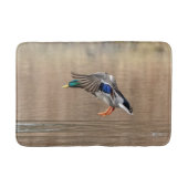 Mallard Duck im Flug Badematte (Vorderseite)