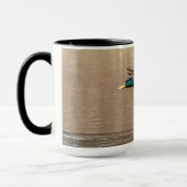 Mallard Duck im Flug Tasse (Links)
