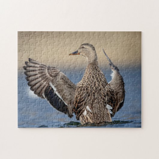 Mallard Duck im Hudson Valley Puzzle (Horizontal)