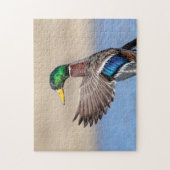 Mallard Duck im Hudson Valley Puzzle (Vertikal)