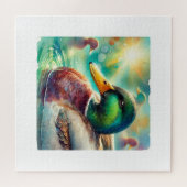 Mallard Duck in Radiant Waters 230824AREF113 - Wat Puzzle (Horizontal)
