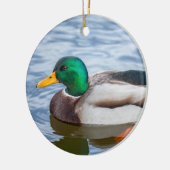 Mallard Duck Keramik Ornament (Links)