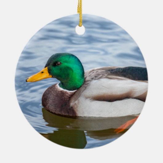 Mallard Duck Keramik Ornament (Hinten)