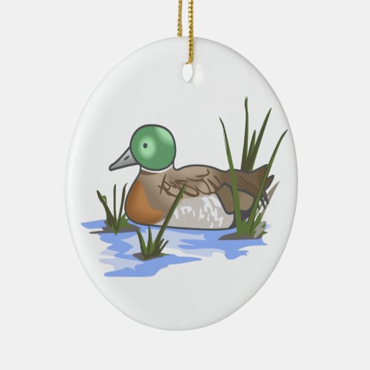 Mallard Duck Keramik Ornament (Rechts)