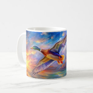 Mallard Duck Keramik Tasse für Vogelliebhaber