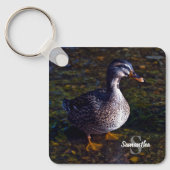 Mallard Duck Keyring Schlüsselanhänger (Vorderseite)