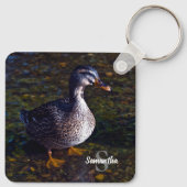Mallard Duck Keyring Schlüsselanhänger (Rückseite)
