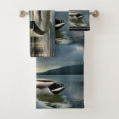 Mallard Duck Lake Badhandtuch Set (Insitu)