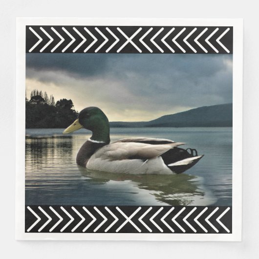 Mallard Duck Lake Serviette (Vorderseite)