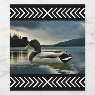 Mallard Duck Lake Weinetikett