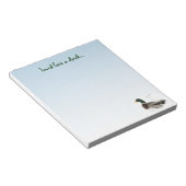 Mallard Duck - Lord Liebe a duck Notizblock (angewinkelt)