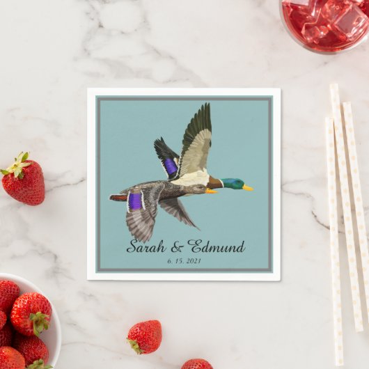 Mallard Duck Lover Serviette (Beispiel)