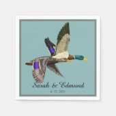 Mallard Duck Lover Serviette (Vorderseite)