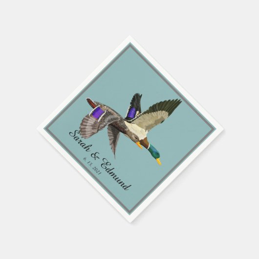 Mallard Duck Lover Serviette (Ecke)