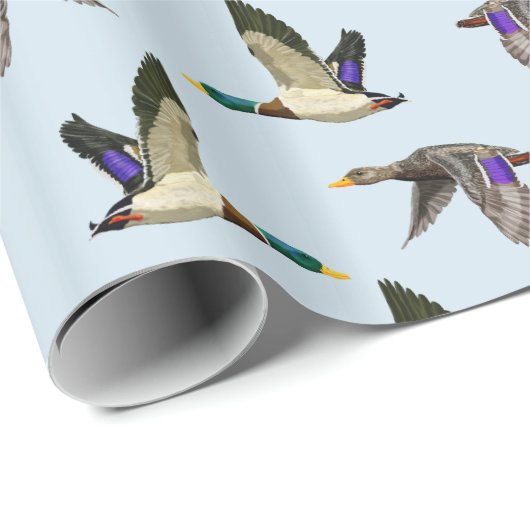 Mallard Duck Lovers Geschenkpapier (Rolleneckpunkt)