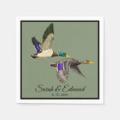 Mallard Duck Lovers Serviette (Vorderseite)
