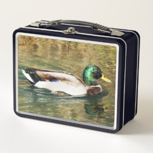 Mallard Duck Metal Lunch Box