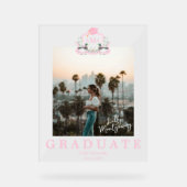 Mallard Duck Monogram Abschluss Foto Acrylschild (Vorderseite)