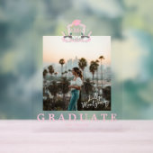 Mallard Duck Monogram Abschluss Foto Acrylschild (Neutral)