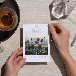 Mallard Duck Monogram Abschluss Foto Poster