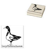 Mallard Duck Nature Lovers Gummistempel (Stempel)