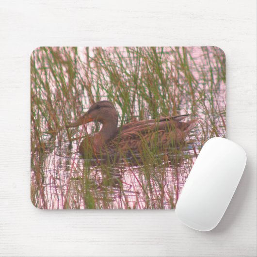 Mallard Duck Nature Mousepad (Mit Mouse)