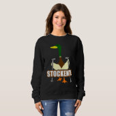 Mallard Duck Nordic Walking Duck Sweatshirt (Vorne ganz)