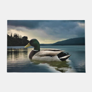 Mallard Duck on The Lake Fußmatte