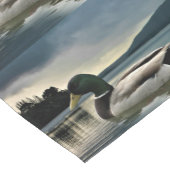 Mallard Duck on The Lake Kurzer Tischläufer (Ecke)