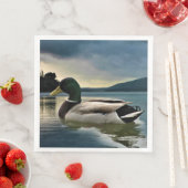 Mallard Duck on The Lake Serviette (Beispiel)