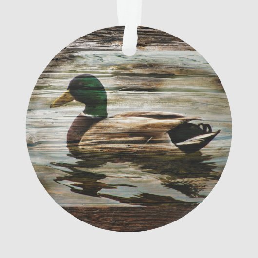 Mallard Duck Ornament (Rückseite)