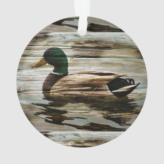 Mallard Duck Ornament (Rückseite)