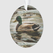 Mallard Duck Ornament (Vorderseite)