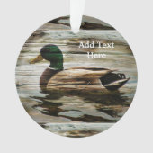 Mallard Duck Ornament (Vorderseite)